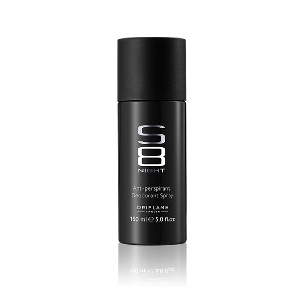 Antiperspirant deodorant ve spreji S8 Night 150 ml