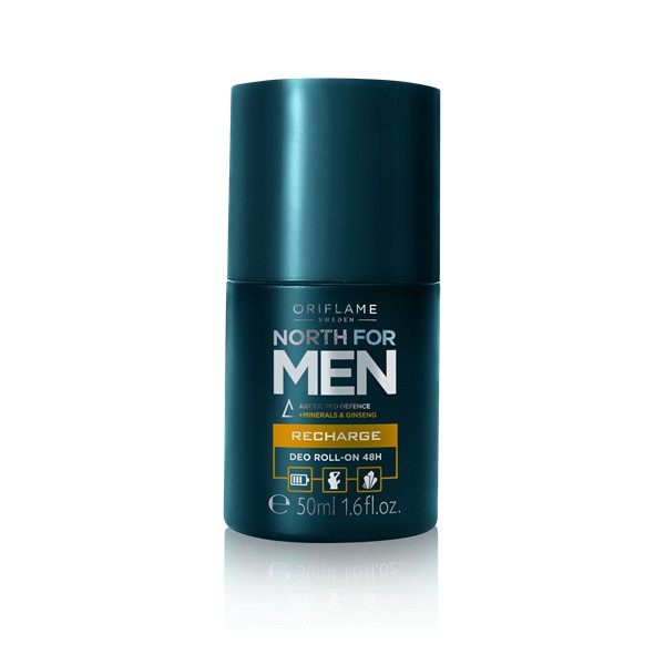 Kuličkový antiperspirant deodorant 48h North for Men Recharge