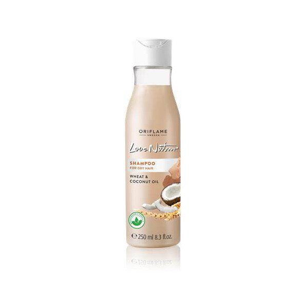 Šampon pro suché vlasy s pšenicí a kokosovým olejem Love Nature 250 ml