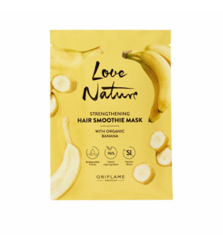 Posilující smoothie maska na vlasy s bio banánem Love Nature